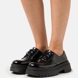 Call It Spring Black Patent Loafers
